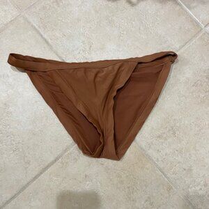 Aerie Brown Medium Coverage Bikini Bottom